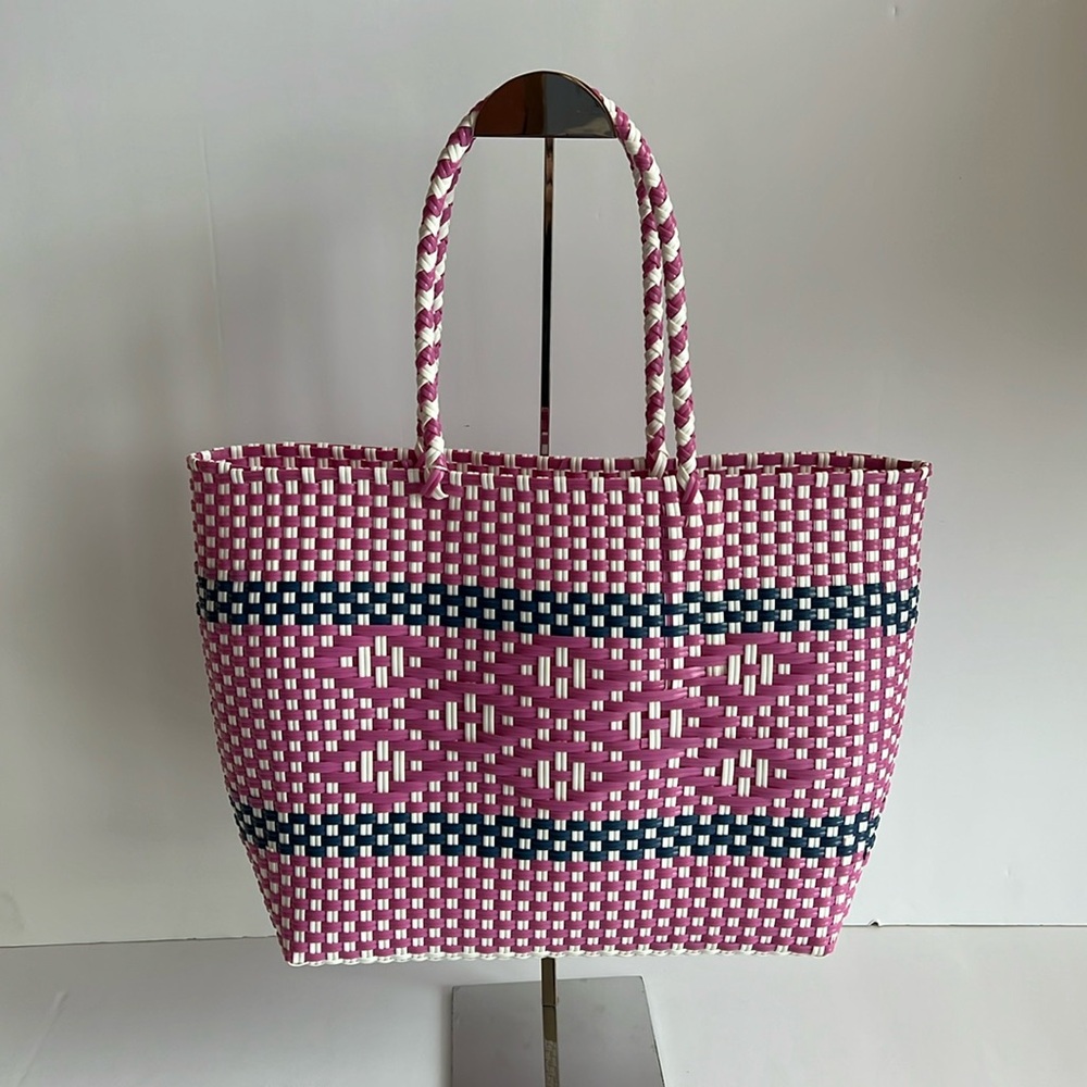 Coastal Breeze Striped Tote Bag – Beach & Travel Ready